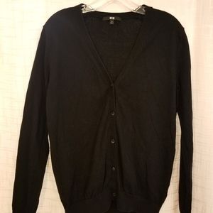 Uniqlo black cardigan